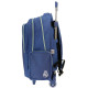 Sac à Dos à Roulettes Football Real Madrid Logo 46 CM - Trolley Haut de Gamme