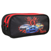 Rechteckiges Mäppchen Fast And Furious Schwarz 23 CM - 2 Fächer