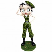 Statuette Betty Boop Militaire