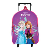 Sac à dos à roulettes Reine des neiges Flocon 32 CM - Maternelle