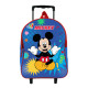 Sac à dos à roulettes Mickey Pouce 32 CM - Maternelle