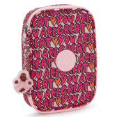 Rechteckiges Federmäppchen Kipling 100 Pens Plus 21 CM - Spitzenqualität