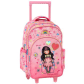 Zaino trolley Bluey Stickers 44 CM - 2 scomparti