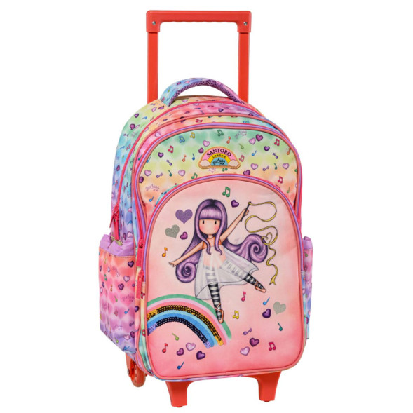 Sac à dos à roulettes Santoro Gorjuss Danseuse 44 CM - 2 cpt