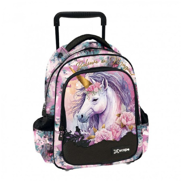 Kuromi Sketch Trolley Rugzak 30 CM - Hello Kitty