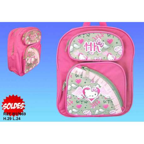Sac à dos Hello Kitty Coeur type cartable maternelle