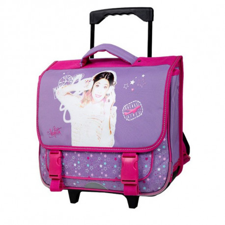 Cartable à roulettes Violetta 38 CM Haut de gamme