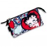 Trousse triple Betty Boop Lips 22 CM
