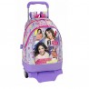Cartable à roulettes Violetta Neon 43 CM Haut de Gamme Trolley