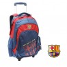 Sac à roulettes 45 CM FC Barcelone Spain Haut de gamme - 2 cpt - Cartable FCB