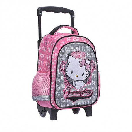 Sac à roulettes trolley maternelle Charmmy Kitty The Star 30 CM - Cartable