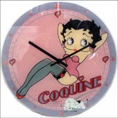 Pendule Betty Boop Coquine 30 CM