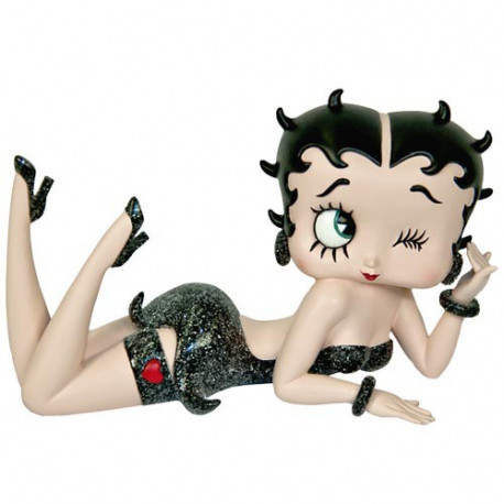 Bugia di statuetta Betty Boop nero