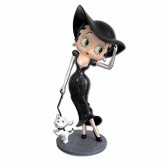 Beeldje Betty Boop wandelen Pudgy zwart