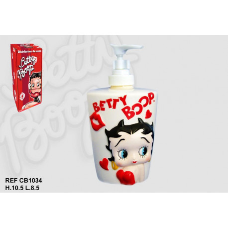 Distributeur de savon Betty Boop blanc