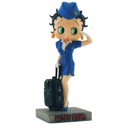 Figurine Betty Boop Hôtesse de l'air - Collection N°9