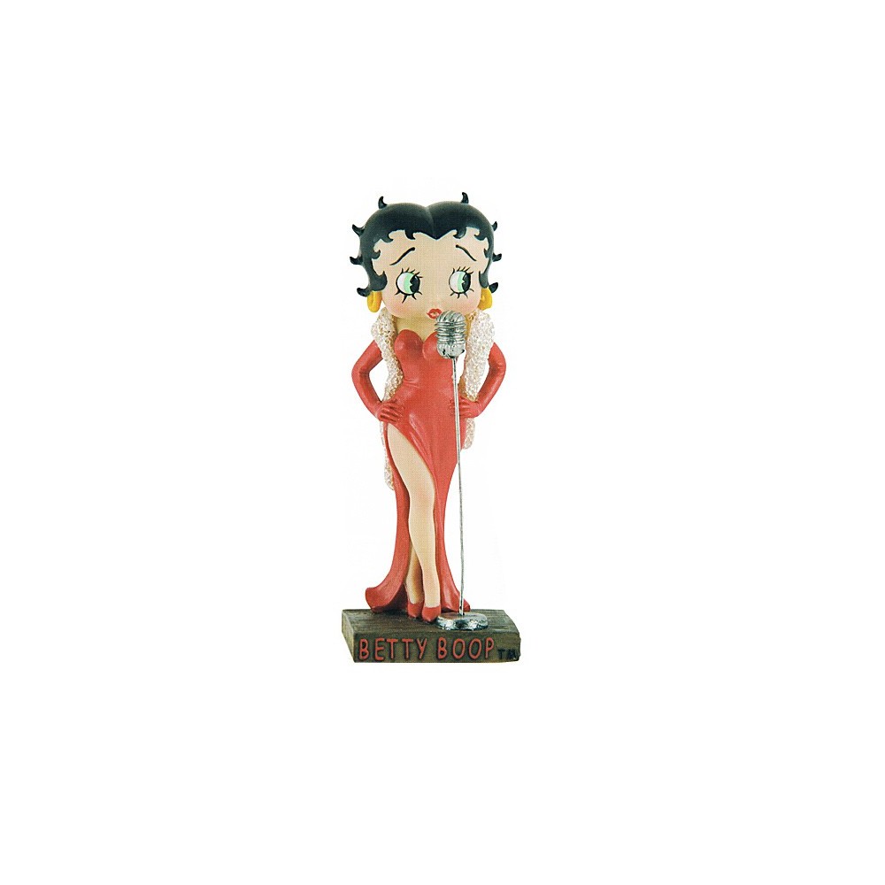 BETTY BOOP AS A CABARET DANCER ON COLLECTOR MARBLE 