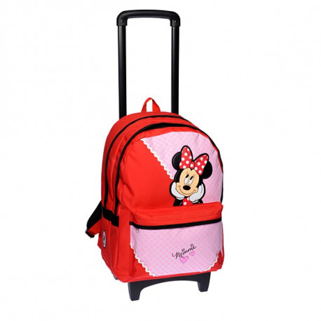 Rolling Backpack Minnie Red Classic 44 CM - Trolley