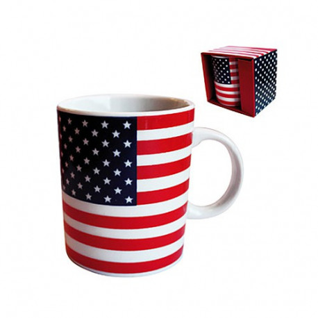 Mug classic USA flag
