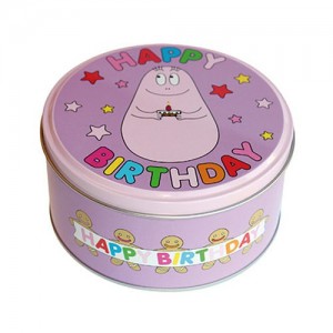 Boite Metal Ronde Barbapapa Anniversaire