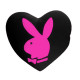 Coussin Playboy Coeur Bunny Rose