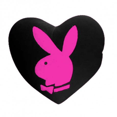Cuscino cuore rosa coniglietto di Playboy