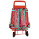 Mochila con ruedas Minnie Rojo 40 CM - Trolley escolar