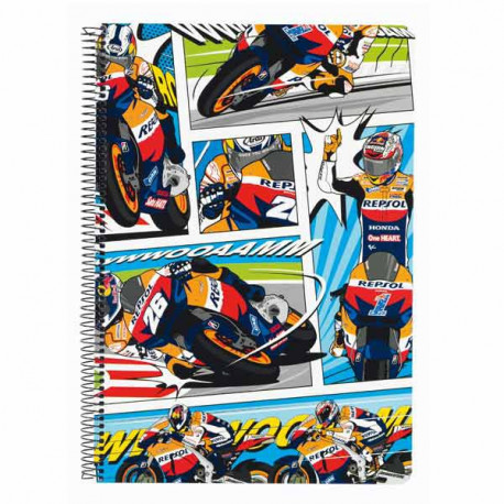 Cahier spirale A4 Repsol Honda