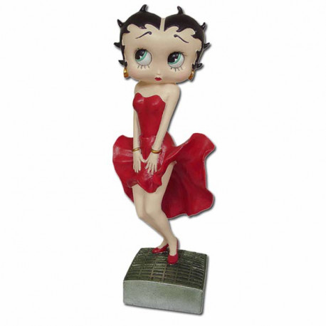 Statuette Betty Boop red dress