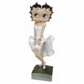 Statue-Betty Boop-weißen Kleid