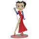 Statuette Betty Boop Chanteuse - Robe rouge