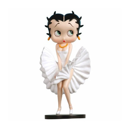 Statuetta Betty Boop Cool Breeze - abito bianco