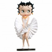Statuetta Betty Boop Cool Breeze - abito bianco