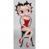 Statuette Betty Boop Chaise Tenue rouge