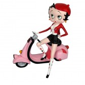 Statuette Betty Boop Scooter Rosa