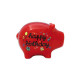 Piggy bank pig red anniversary