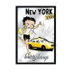 Mirror Betty Boop New York Taxi