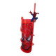 Glass Spiderman PVC with straw