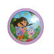 Clock Dora the Explorer lilac 30 CM