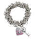 Bracciale cuore Charms di Playboy