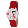 Montre bracelet cuir rouge Betty Boop