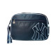 Bolsa de hombro de cuero Nueva York Yankees Marina 42 CM estilo