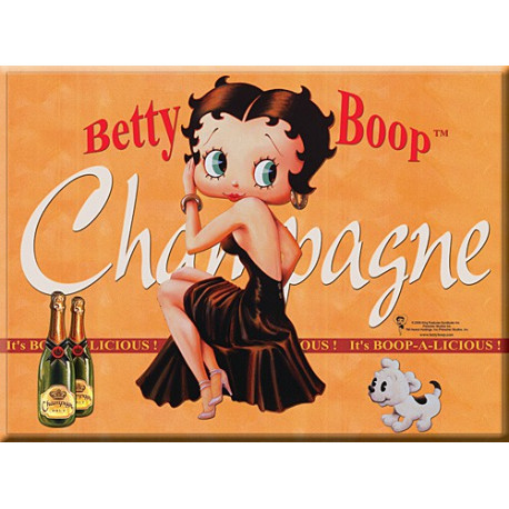 Mapa Postal Metal Betty Boop La Boutique Des Toons