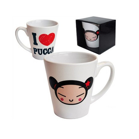 Conical mug I love Pucca