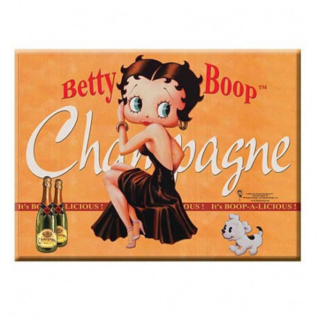 Plate metal Betty Boop