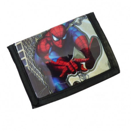 Portefeuille Spiderman rouge et noir