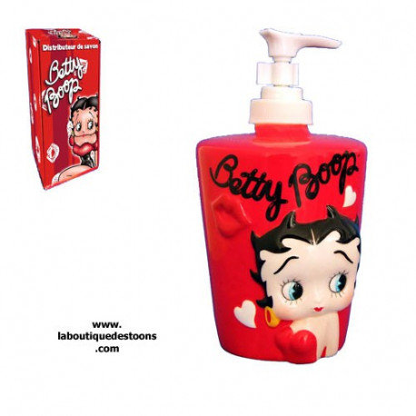 Dispensador de jabón rojo Betty Boop