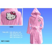 Hello Kitty Bathrobe pink - Size: 140 (8/10 years)