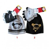Bonnet + gants Pucca - couleur : Gris