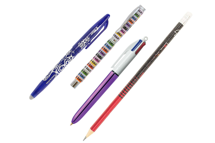 stylos et crayons